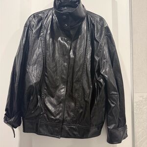 Zara Black Leather Jacket